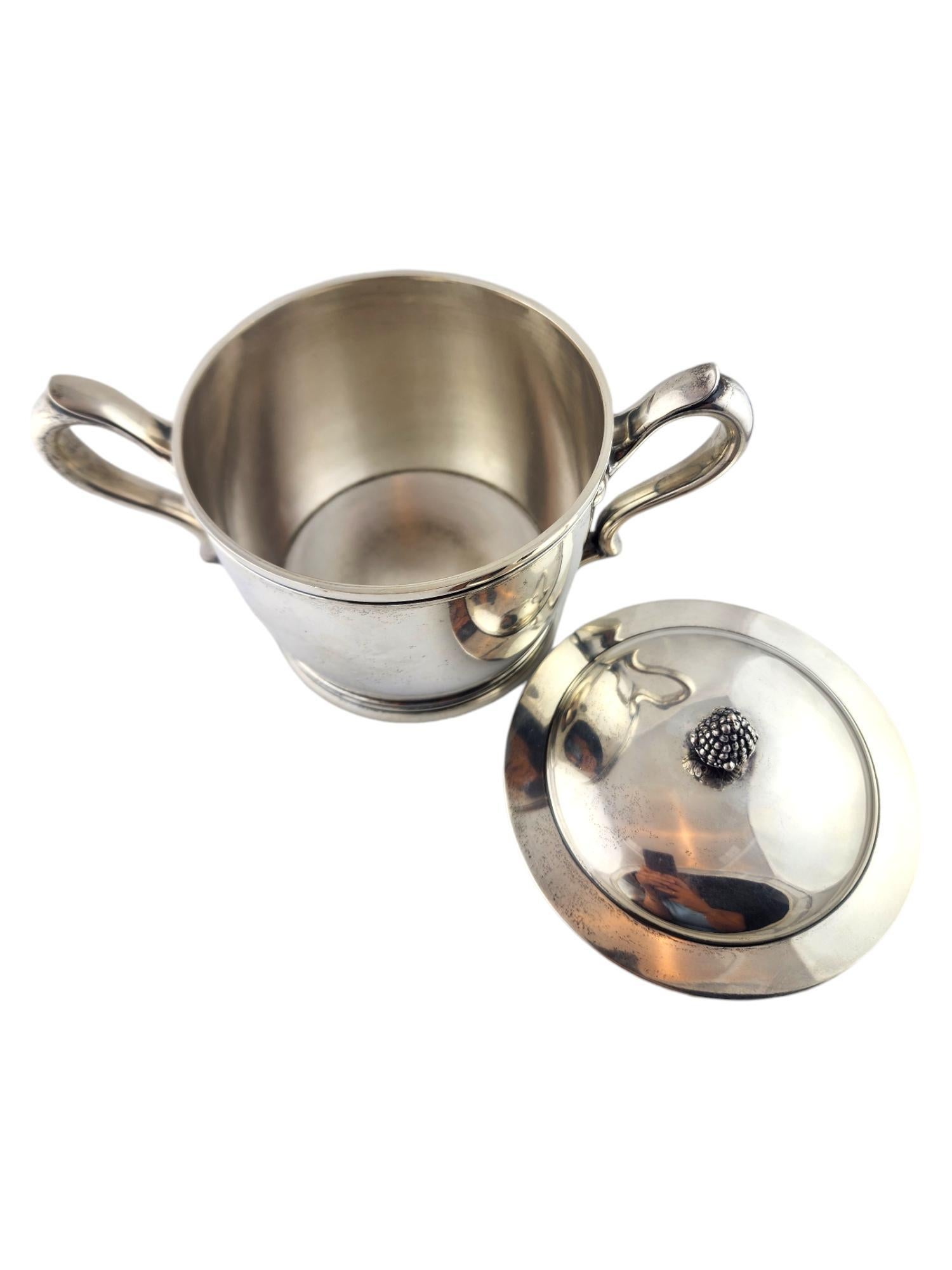 Women's or Men's Antique Tiffany & Co Sterling Silver Lidded Sugar Bowl and Creamer #18706 For Sale