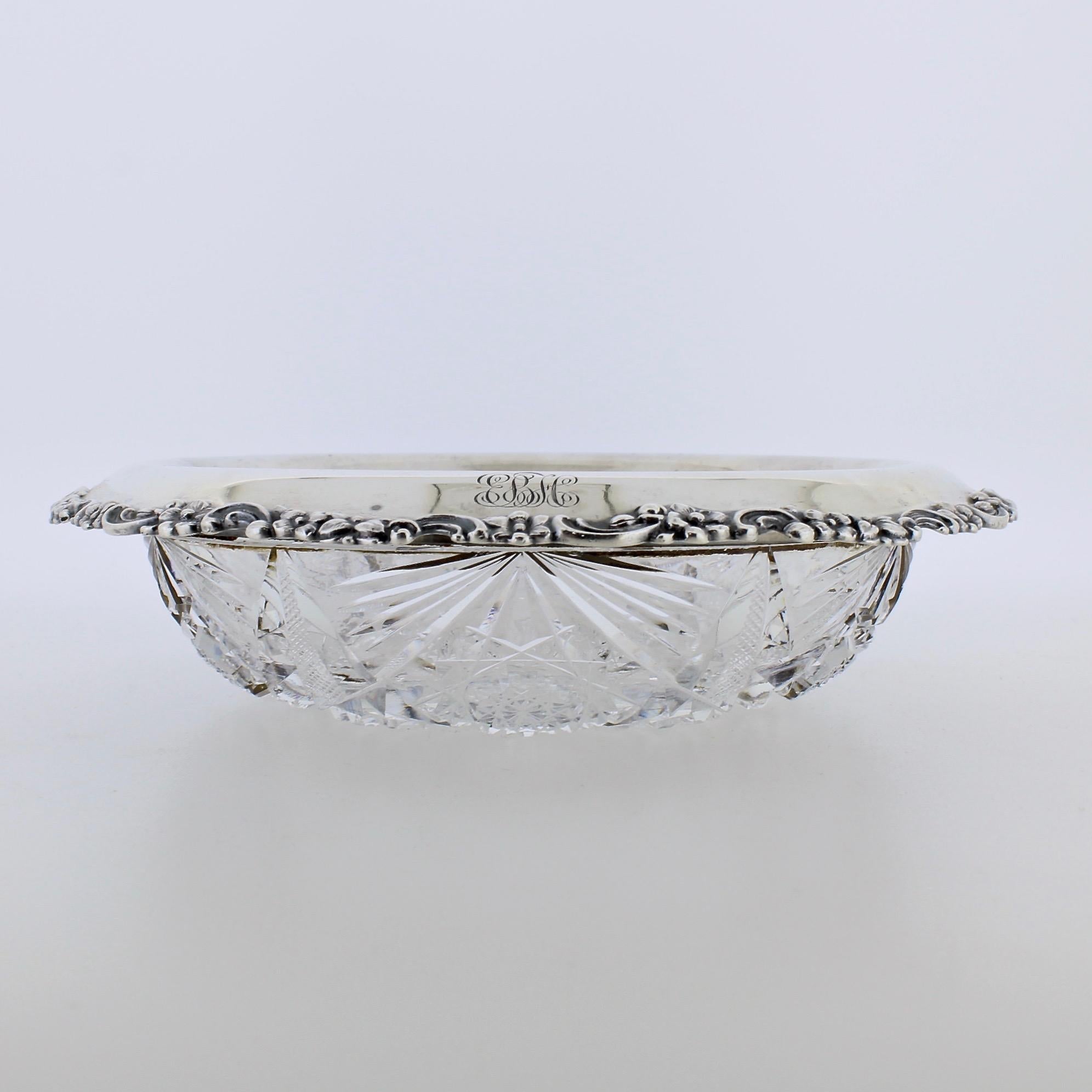 tiffany cut glass bowl