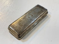 Antike Tiffany & Co.-Kollektion Schmuckkästchen aus Sterlingsilber, rechteckig, mit Klappdeckel 7969