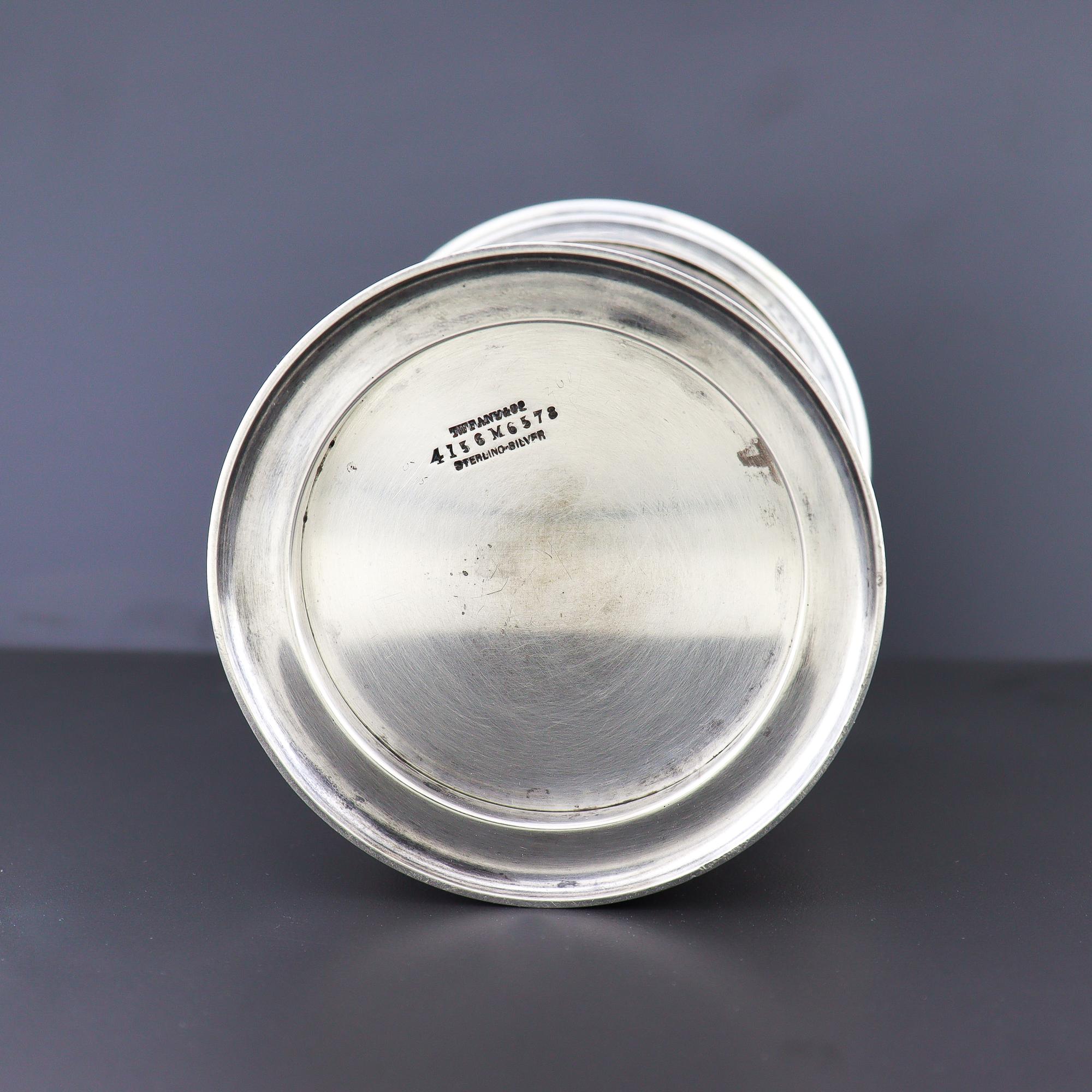 Antiker Tiffany & Co. Sterling Silber Reise-Trinkbecher mit Gravur 'Bon Voyage' im Angebot 5