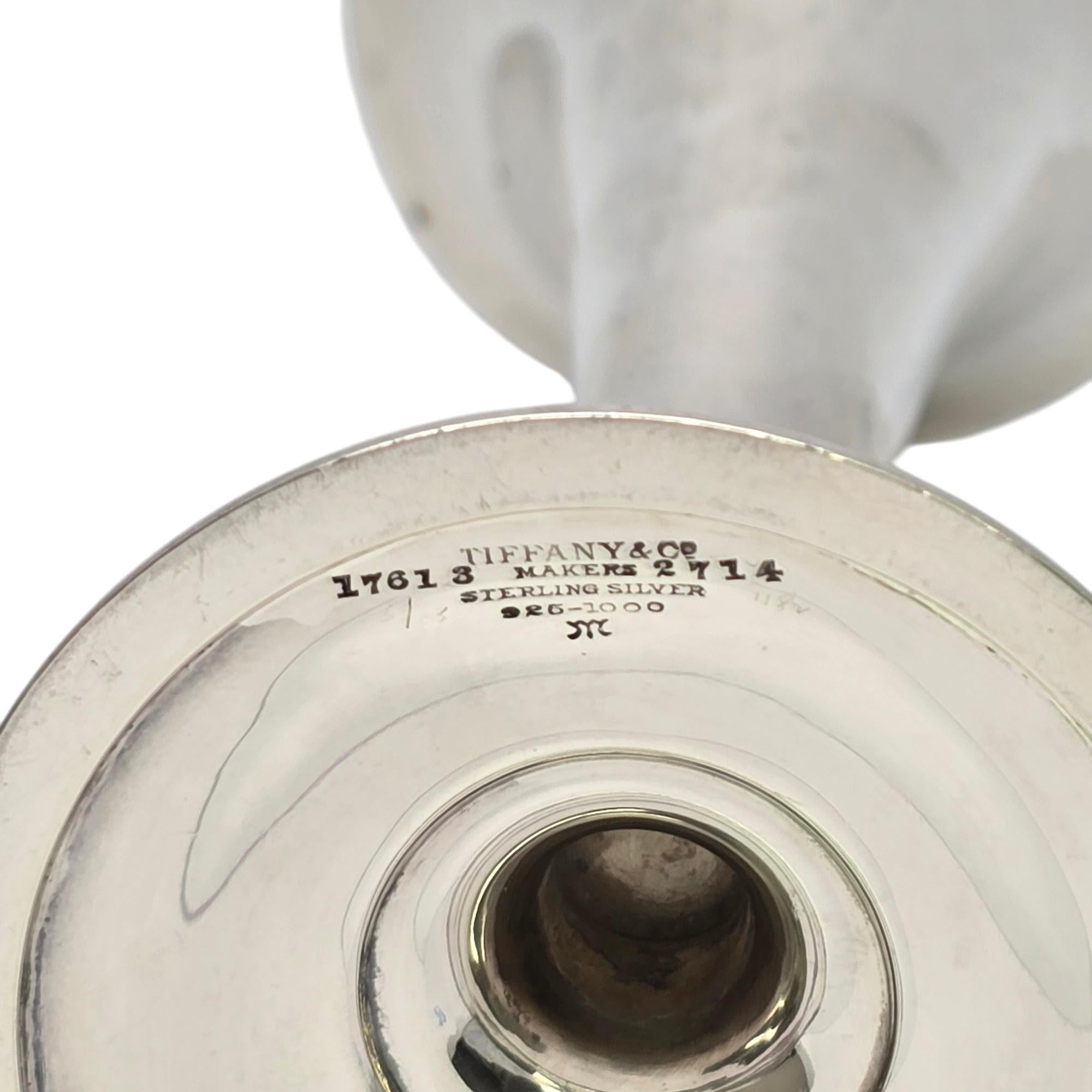 Jarrón de plata de ley antiguo Tiffany & Co 17613 #19618 en venta 5