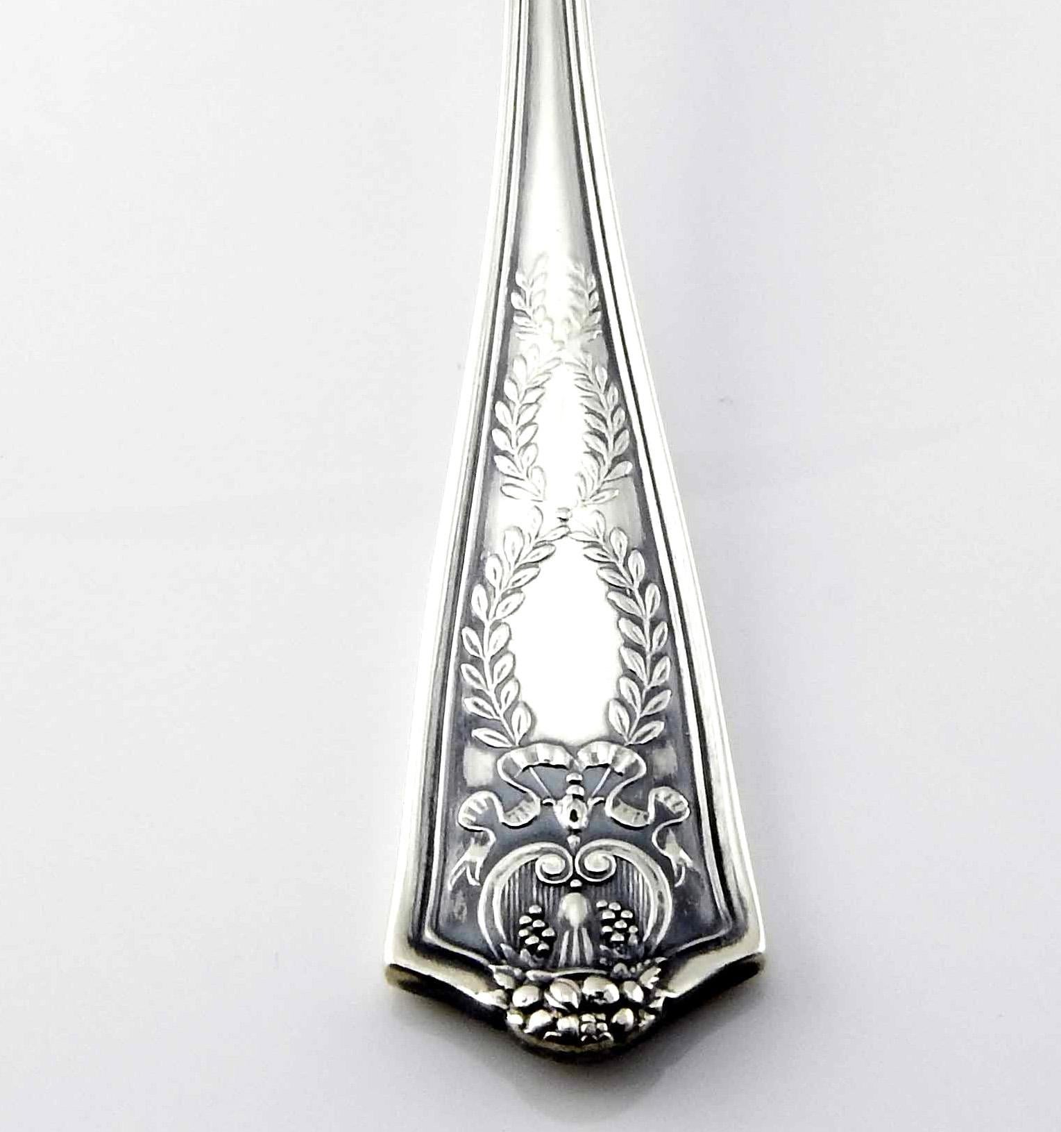 Antique Tiffany & Co Sterling Silver Winthrop Grapefruit Spoon with Monogram 1