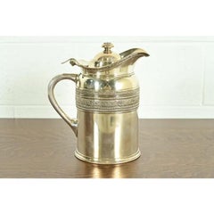 Antique Tiffany & Co. Victorian Silverplate Repoussé Pitcher