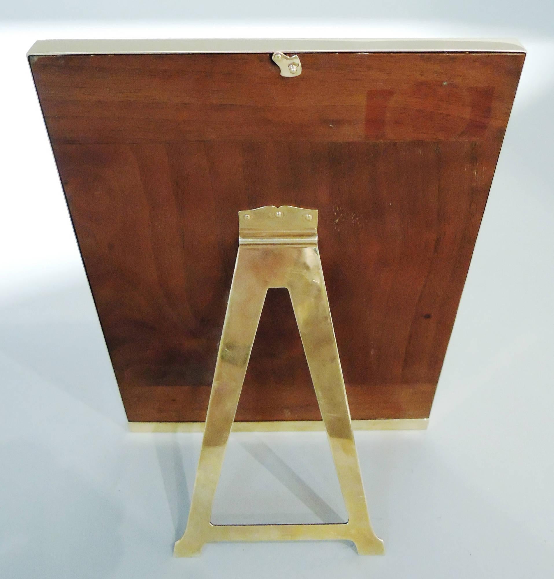 20th Century Antique Tiffany Edwardian Classical 18K Gold Picture Frame For Sale
