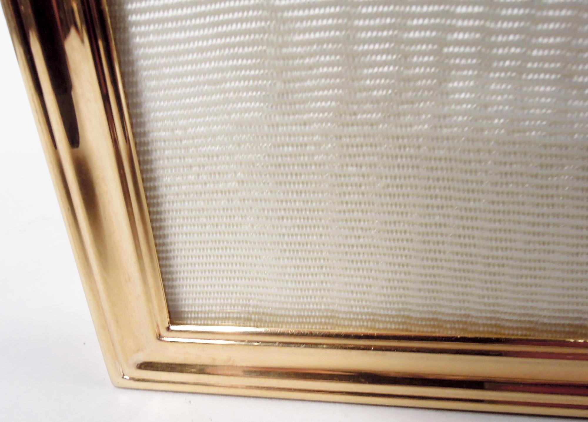 Antique Tiffany Edwardian Classical 18K Gold Picture Frame For Sale 2