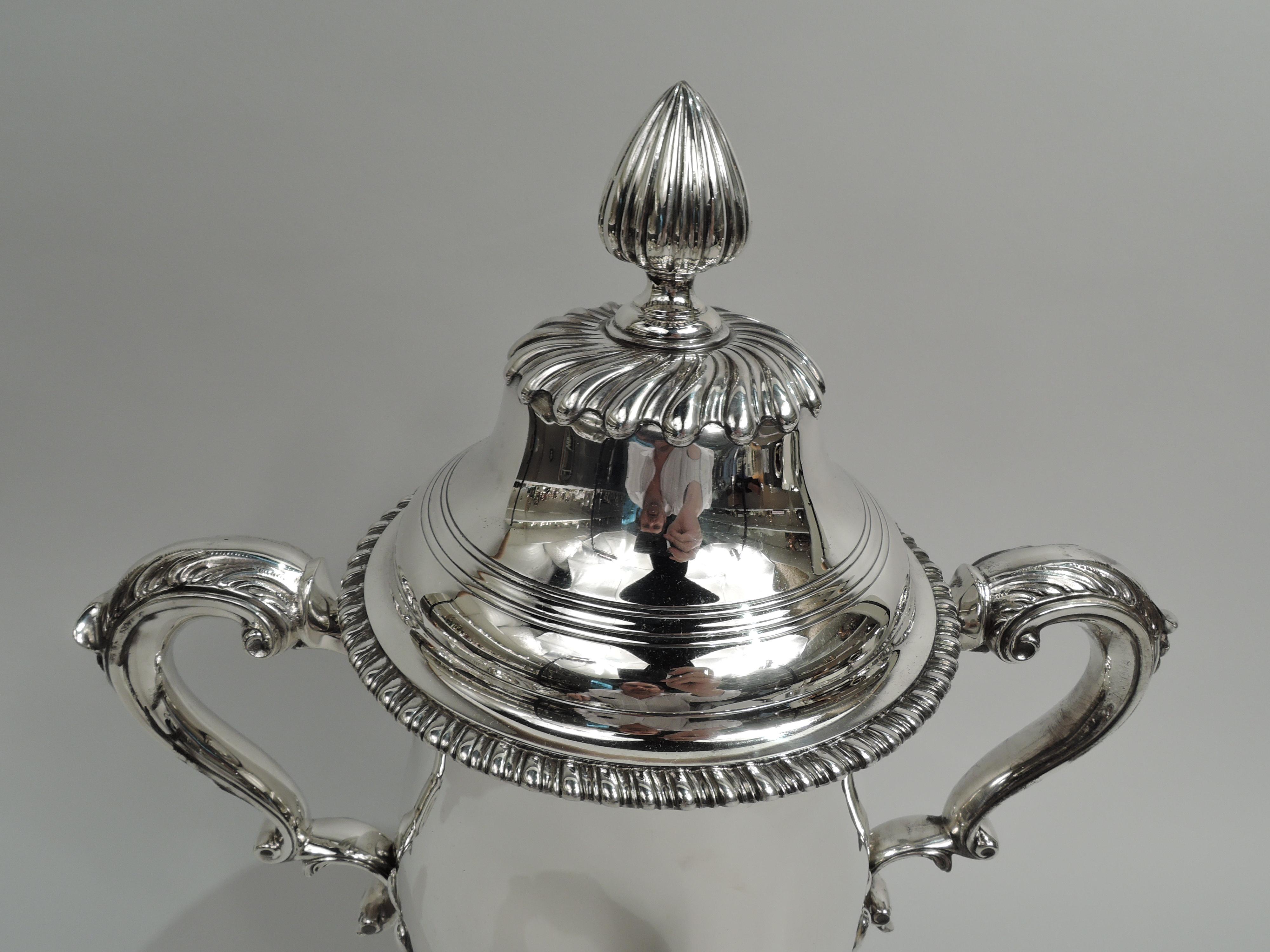 American Antique Tiffany Edwardian Classical Covered Urn Trophy Cup