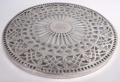 Antique Tiffany Edwardian Classical Silver Overlay Trivet