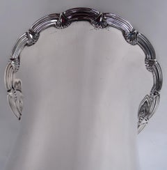 Antique Tiffany Edwardian Classical Sterling Silver 14-Inch Vase