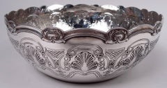 Antique Tiffany Edwardian Classical Sterling Silver Bowl