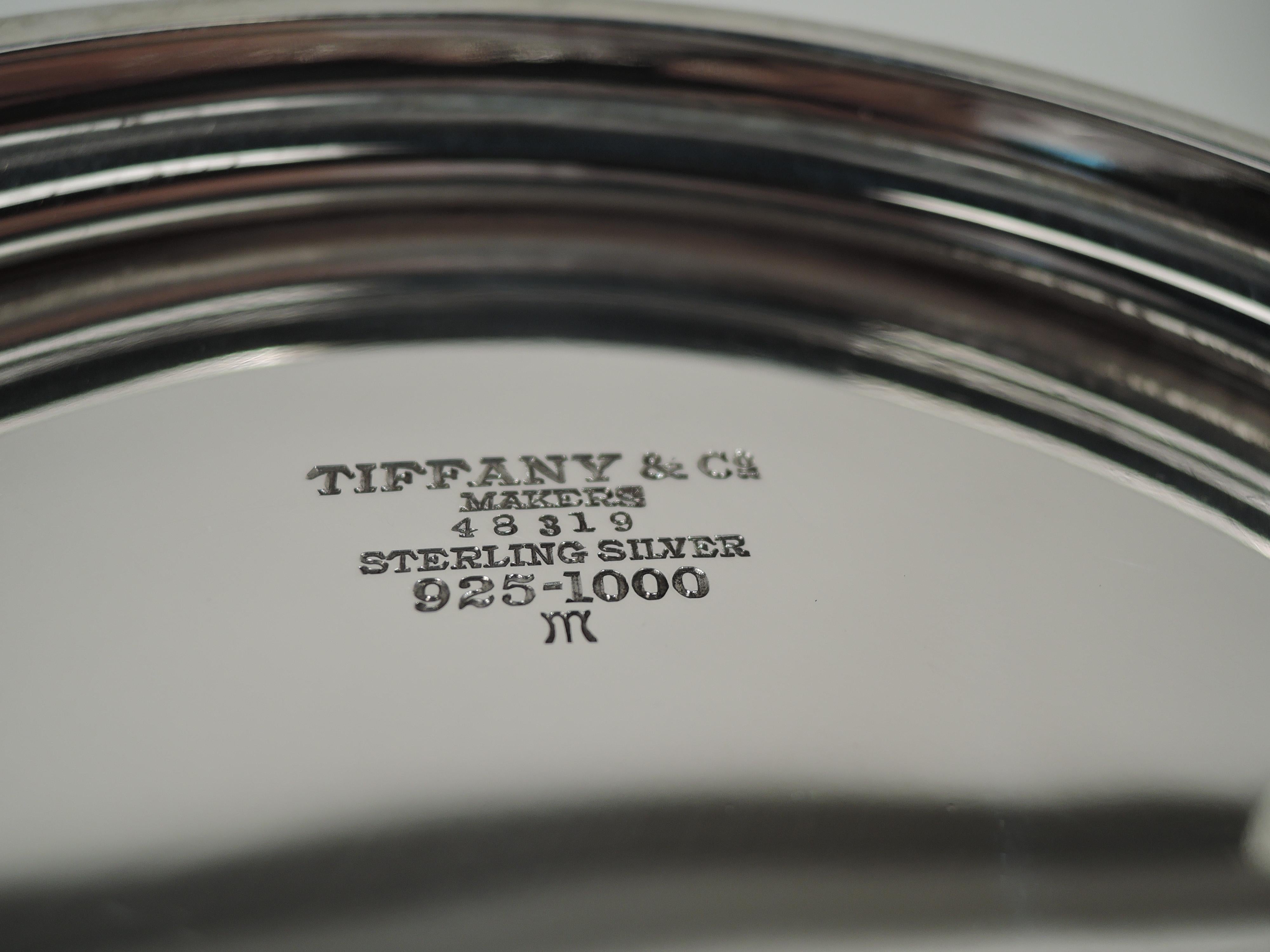 Antique Tiffany Edwardian Classical Sterling Silver Bowl In Excellent Condition For Sale In New York, NY