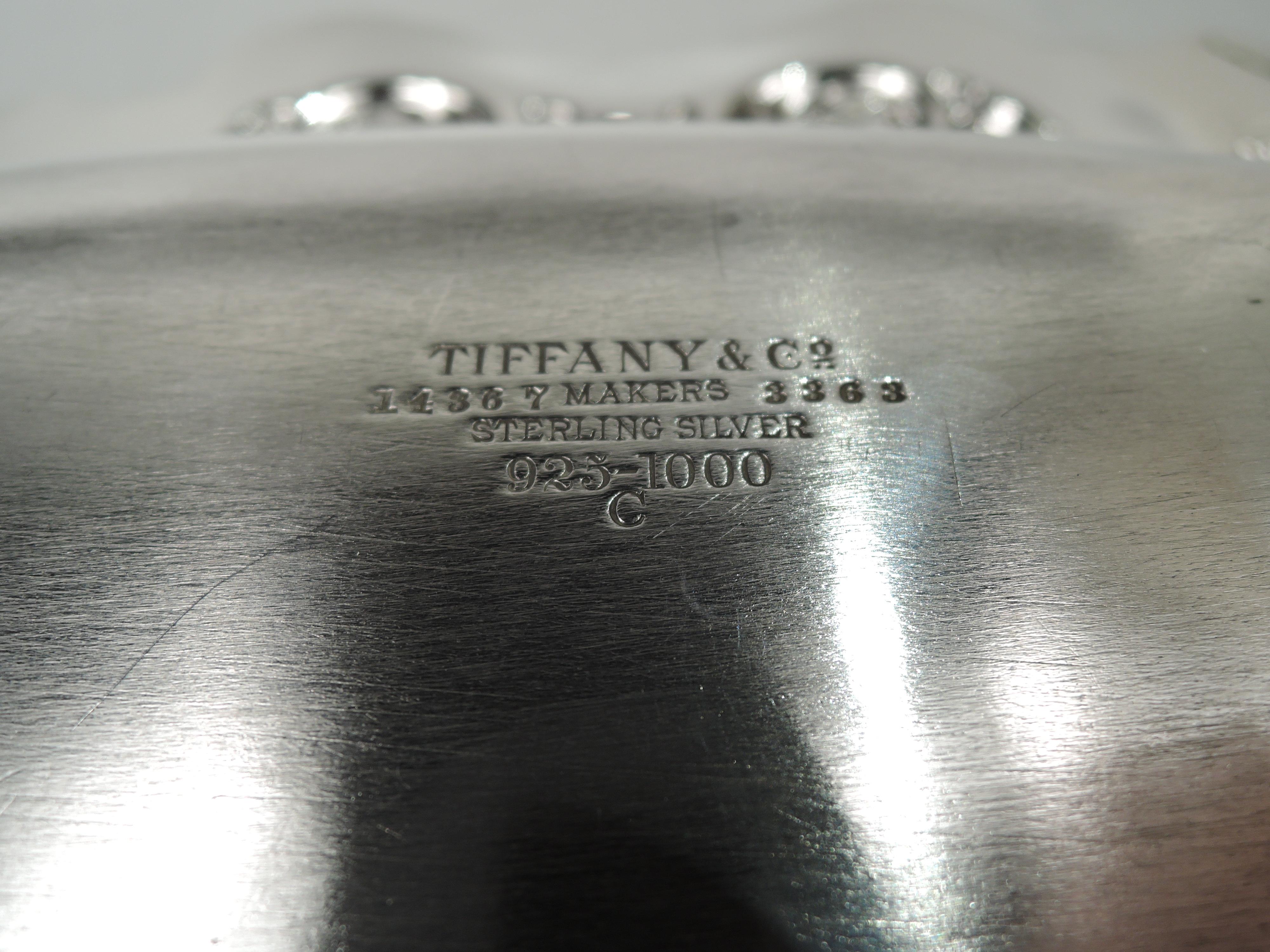 Early 20th Century Antique Tiffany Edwardian Classical Sterling Silver Bowl For Sale