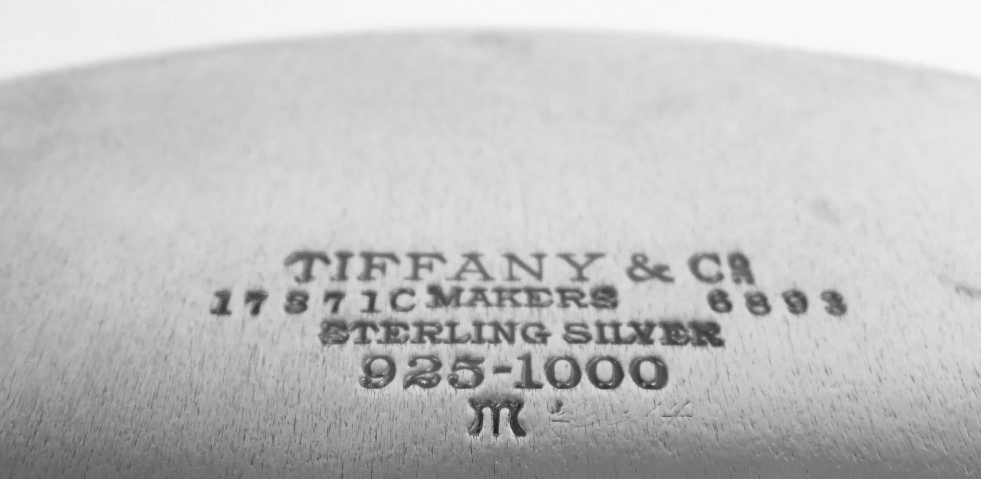 Argento 925 Antica ciotola in argento Tiffany Edwardian Classical Sterling Silver in vendita