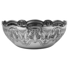 Antique Tiffany Edwardian Classical Sterling Silver Bowl
