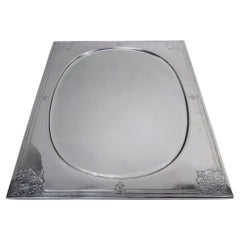 Antique Tiffany Edwardian Classical Sterling Silver Table Mirror