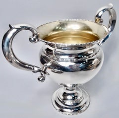 Antique Tiffany Edwardian Classical Sterling Silver Trophy Cup