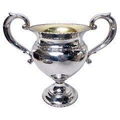 Antique Tiffany Edwardian Classical Sterling Silver Trophy Cup
