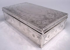 Antique Tiffany Edwardian Regency Sterling Silver Box