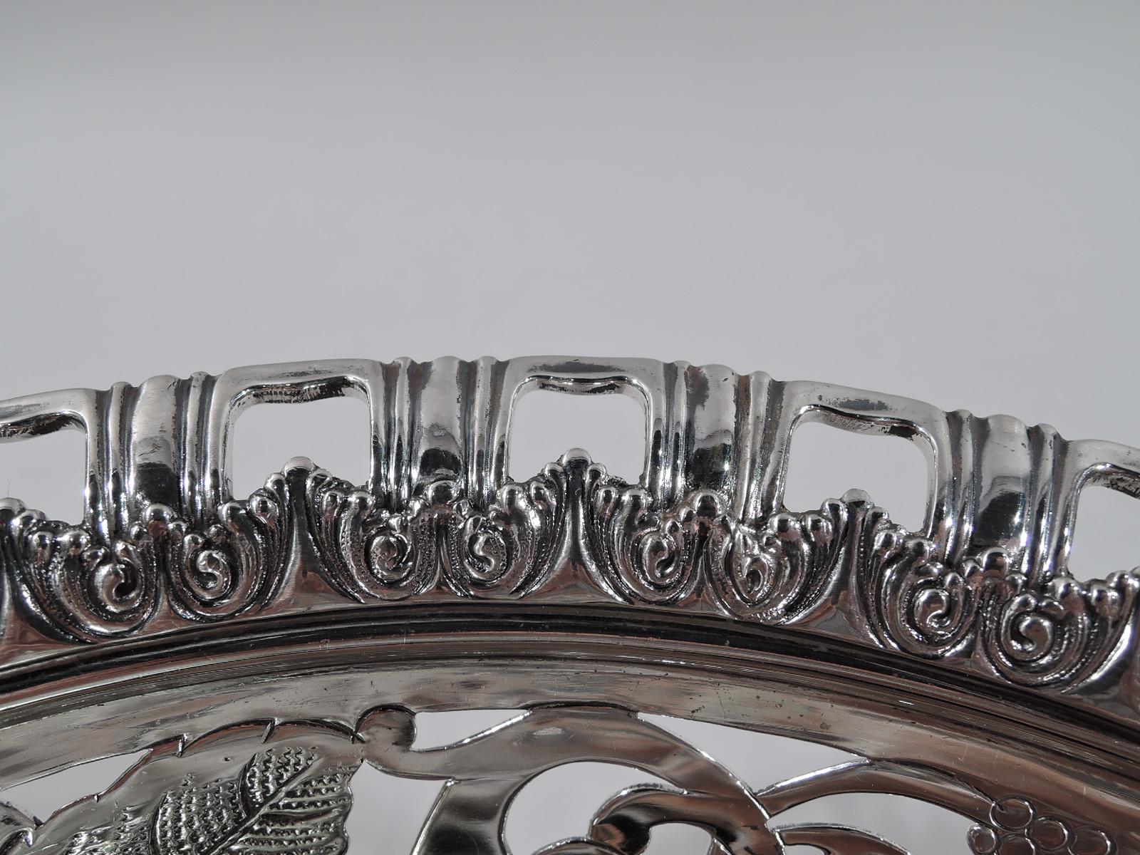 American Antique Tiffany Edwardian Sterling Silver Blackberry Bowl