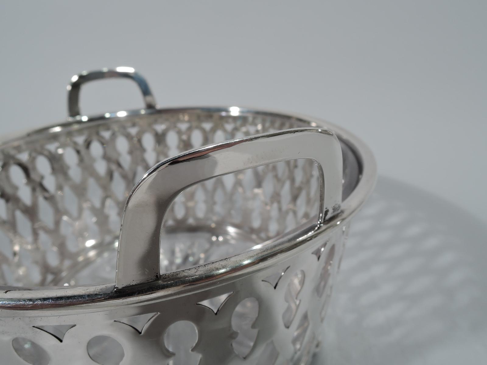 American Antique Tiffany Edwardian Sterling Silver Ice Bucket