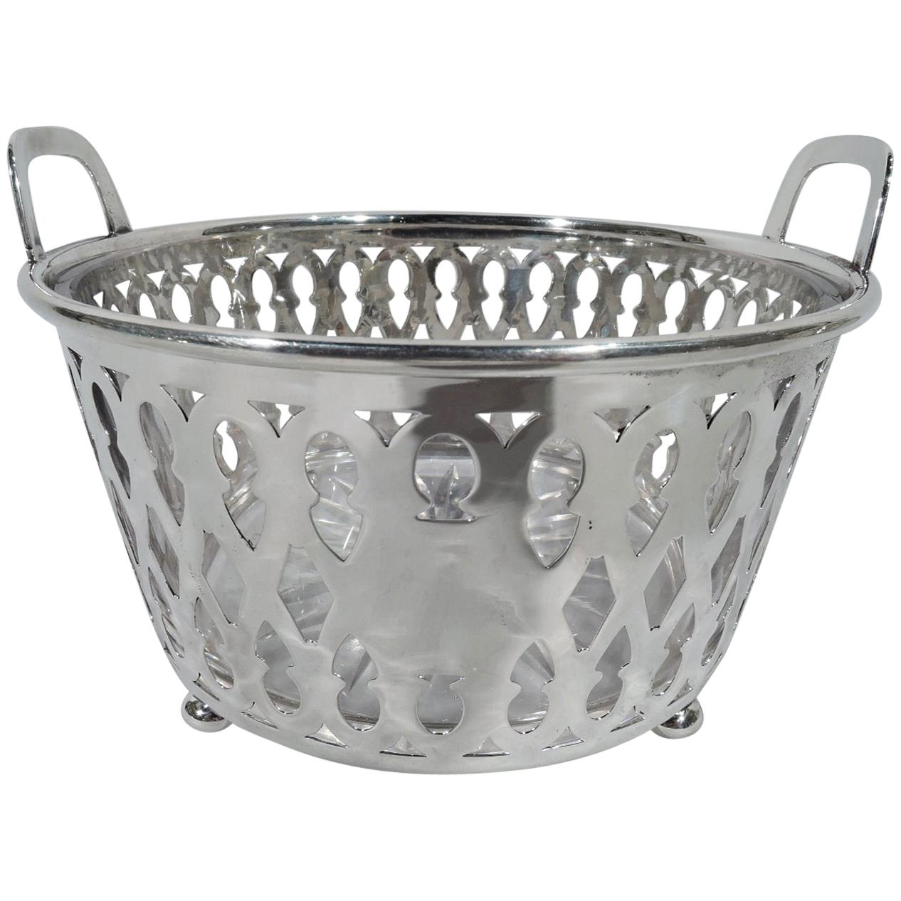 Antique Tiffany Edwardian Sterling Silver Ice Bucket