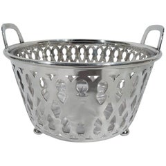 Antique Tiffany Edwardian Sterling Silver Ice Bucket