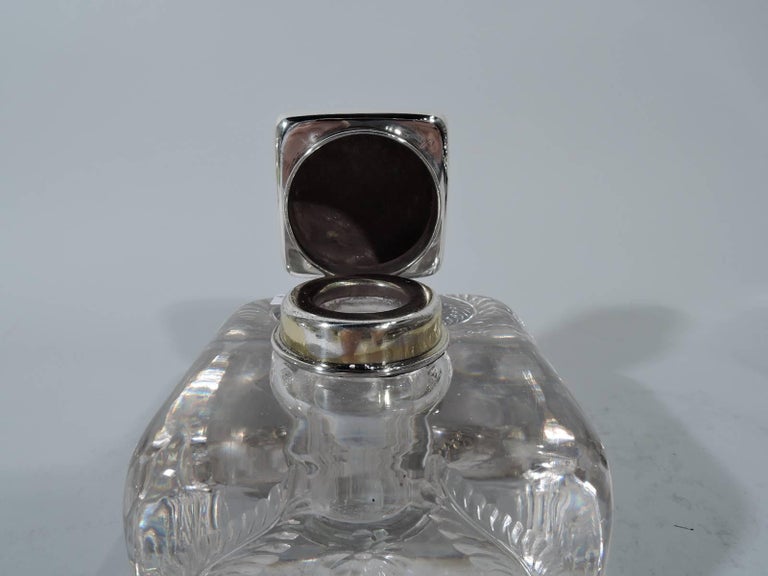 Antique Tiffany Edwardian Sterling Silver Inkwell For Sale at 1stDibs