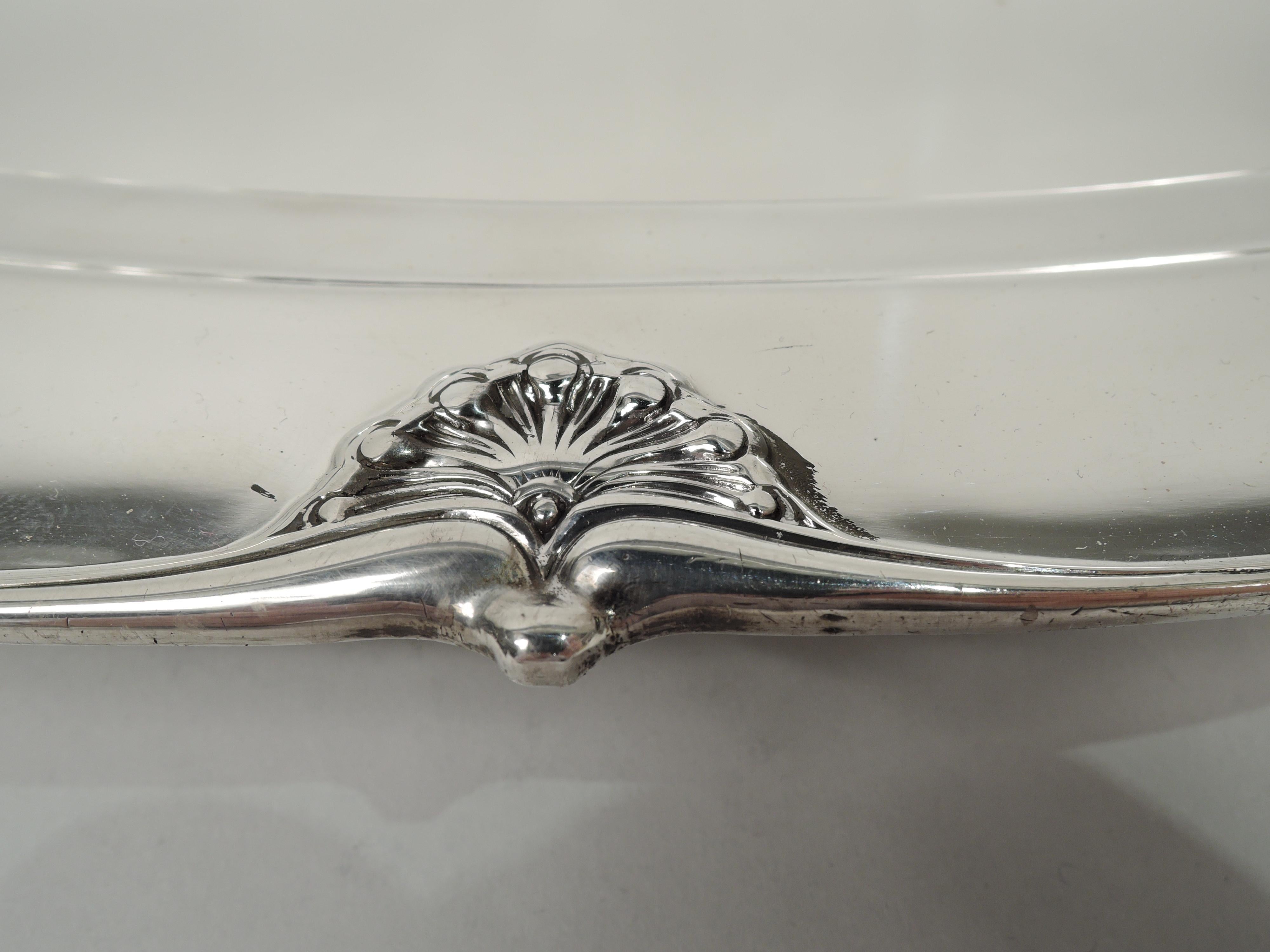 American Antique Tiffany English King Sterling Silver Serving Tray