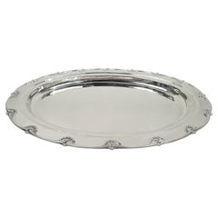 Antique Tiffany English King Sterling Silver Serving Tray