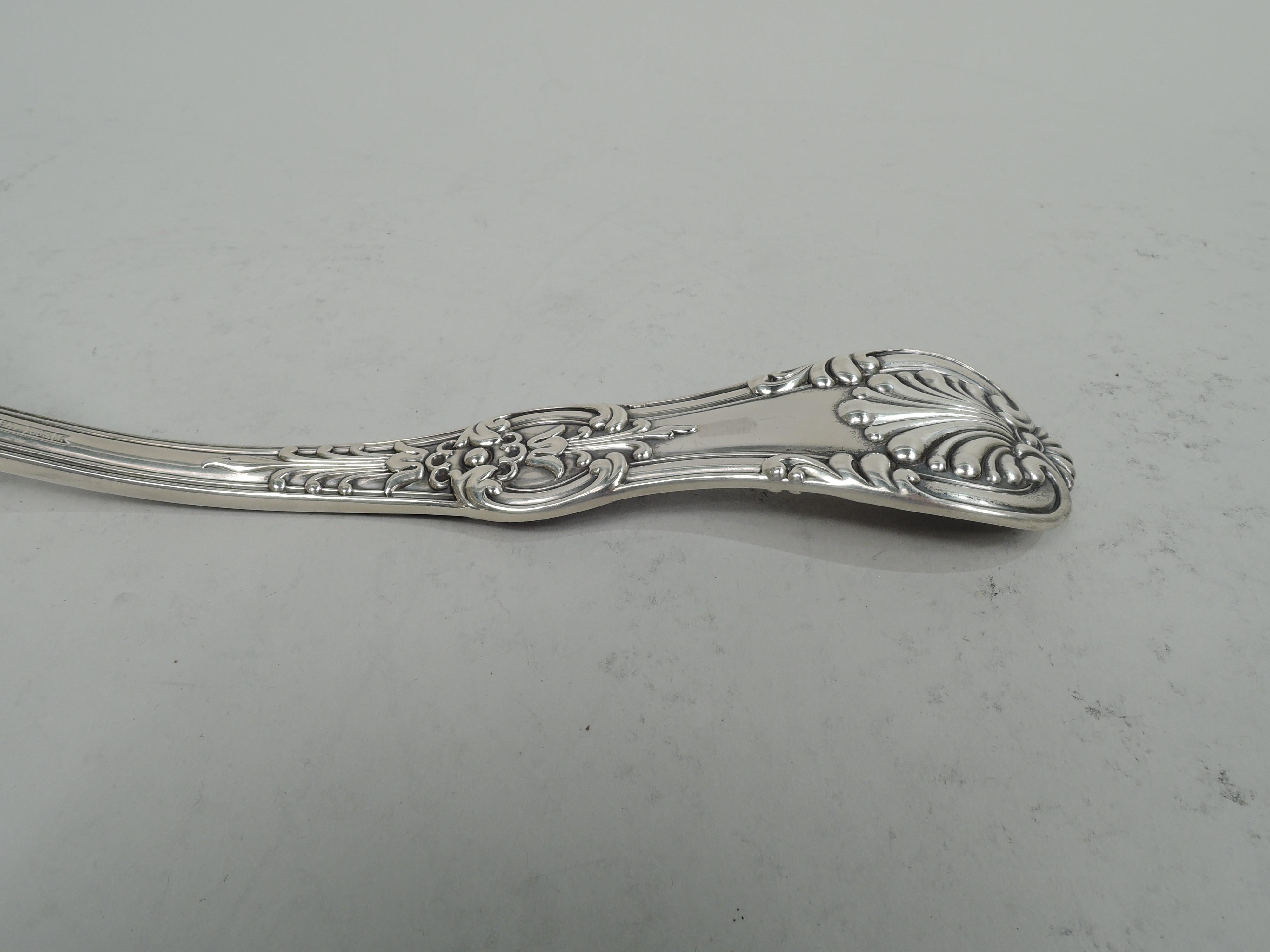 20th Century Antique Tiffany English King Sterling Silver Soup Ladle