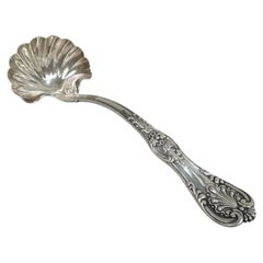 Antique Tiffany English King Sterling Silver Soup Ladle