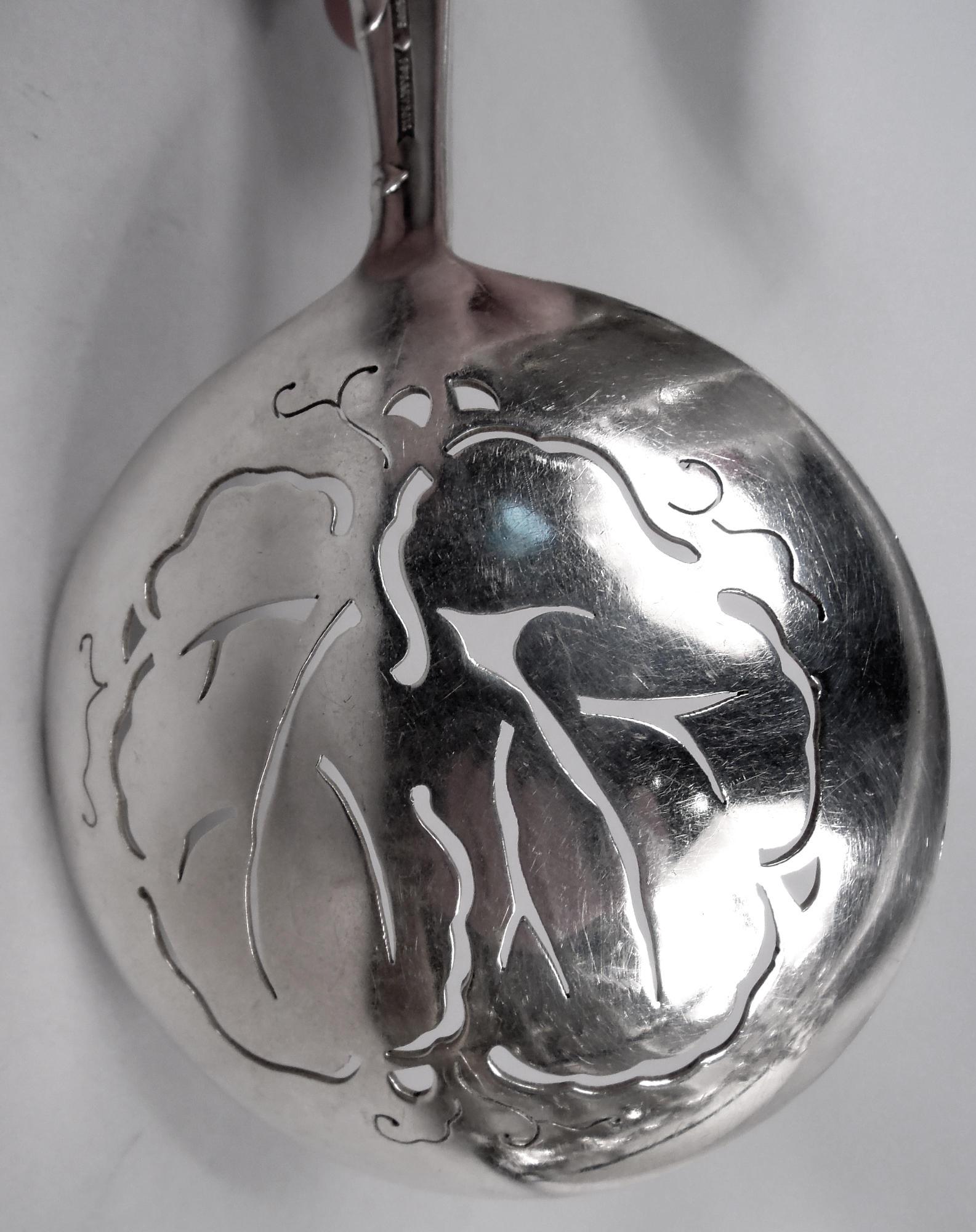 Argento 925 Antico server per piselli in argento Tiffany Fruits & Flowers in vendita