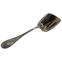 Antique Tiffany Japanese Sterling Silver Berry Scoop