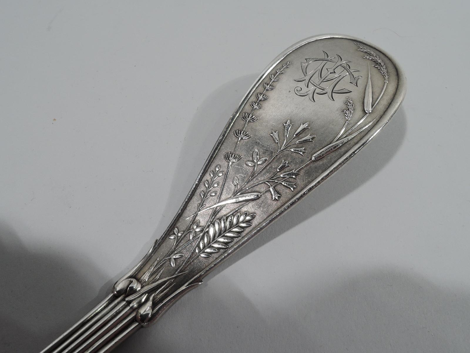 American Antique Tiffany Japanese Sterling Silver Soup Ladle