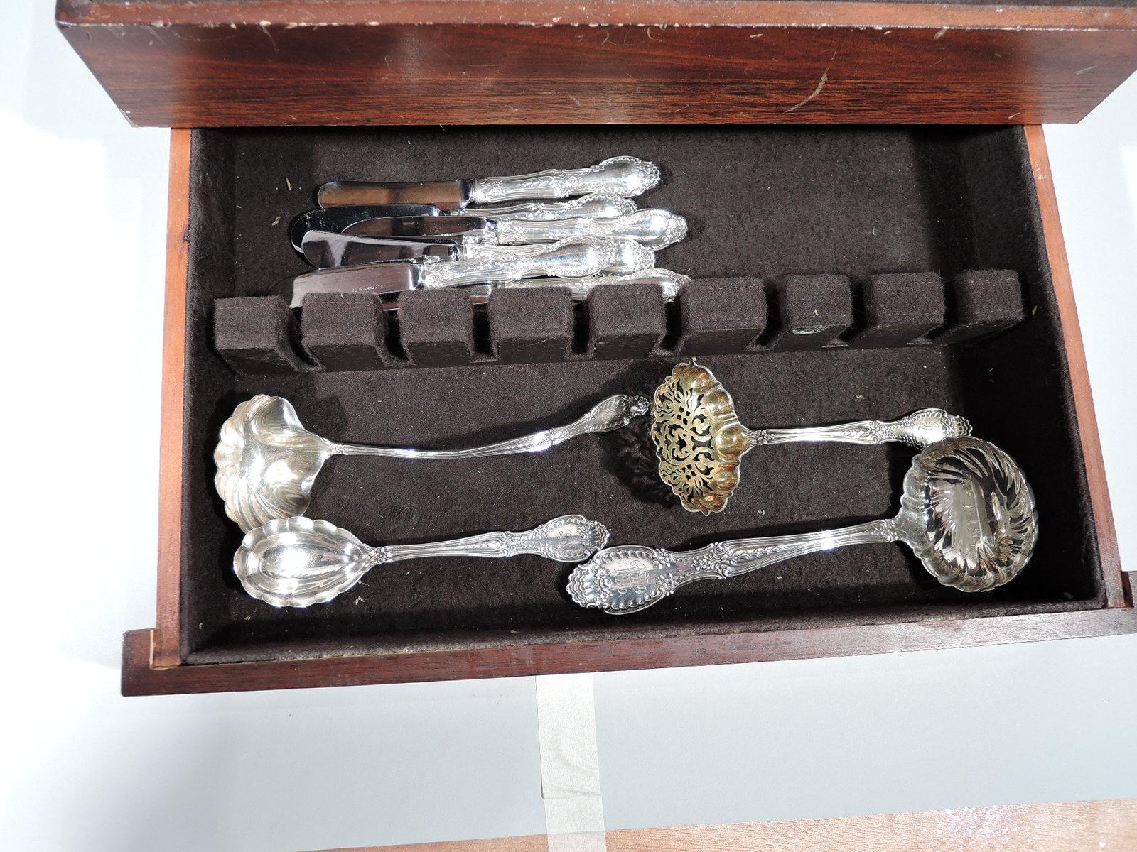 Antique Tiffany Richelieu Sterling Silver Set with 93 Pieces 3