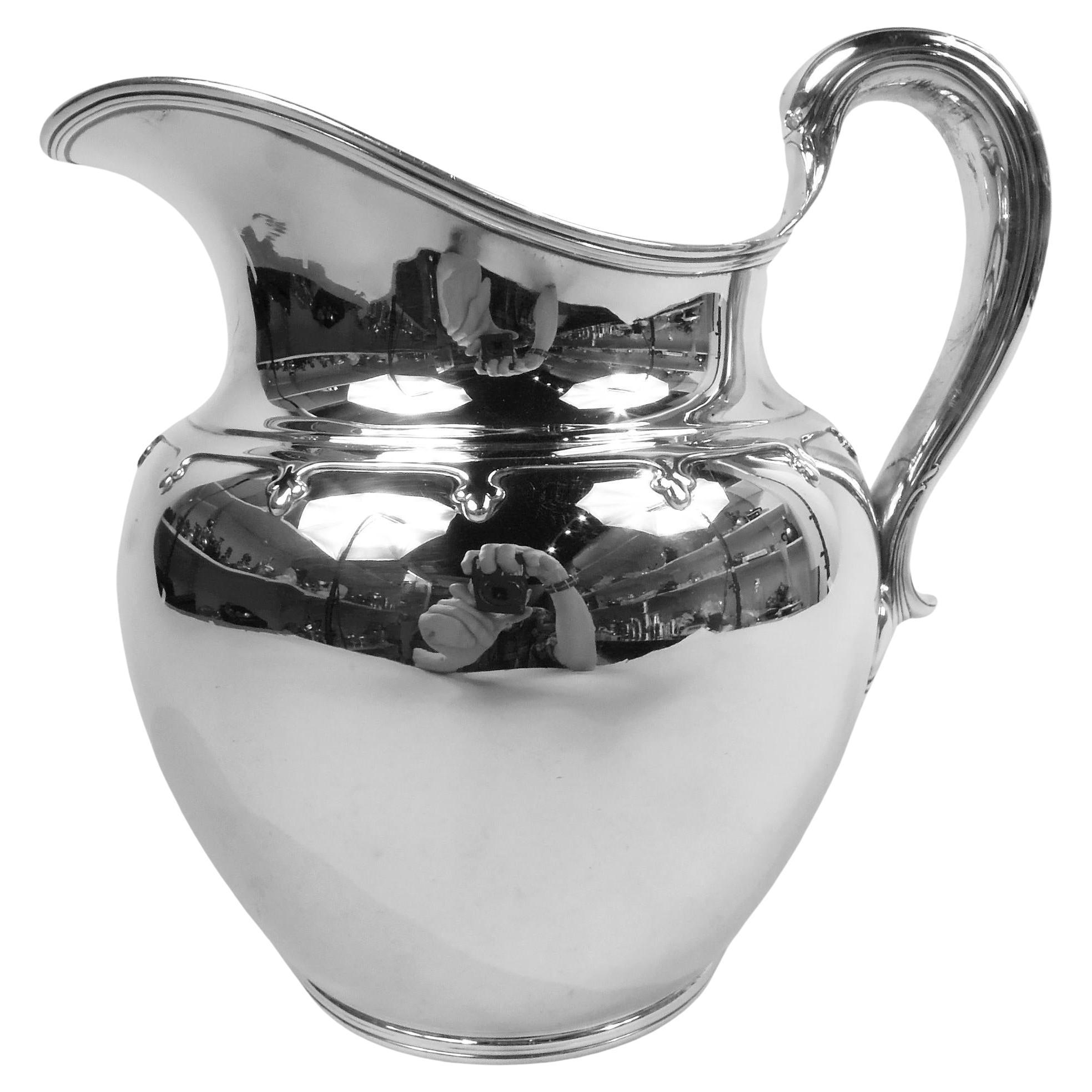 Antique Tiffany Saint Dunstan Sterling Silver Water Pitcher For Sale