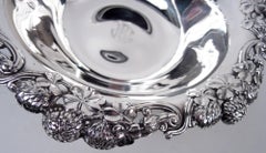 Antike Tiffany-Sterling-Silber-Schale mit klassischem Kleeblatt-Muster