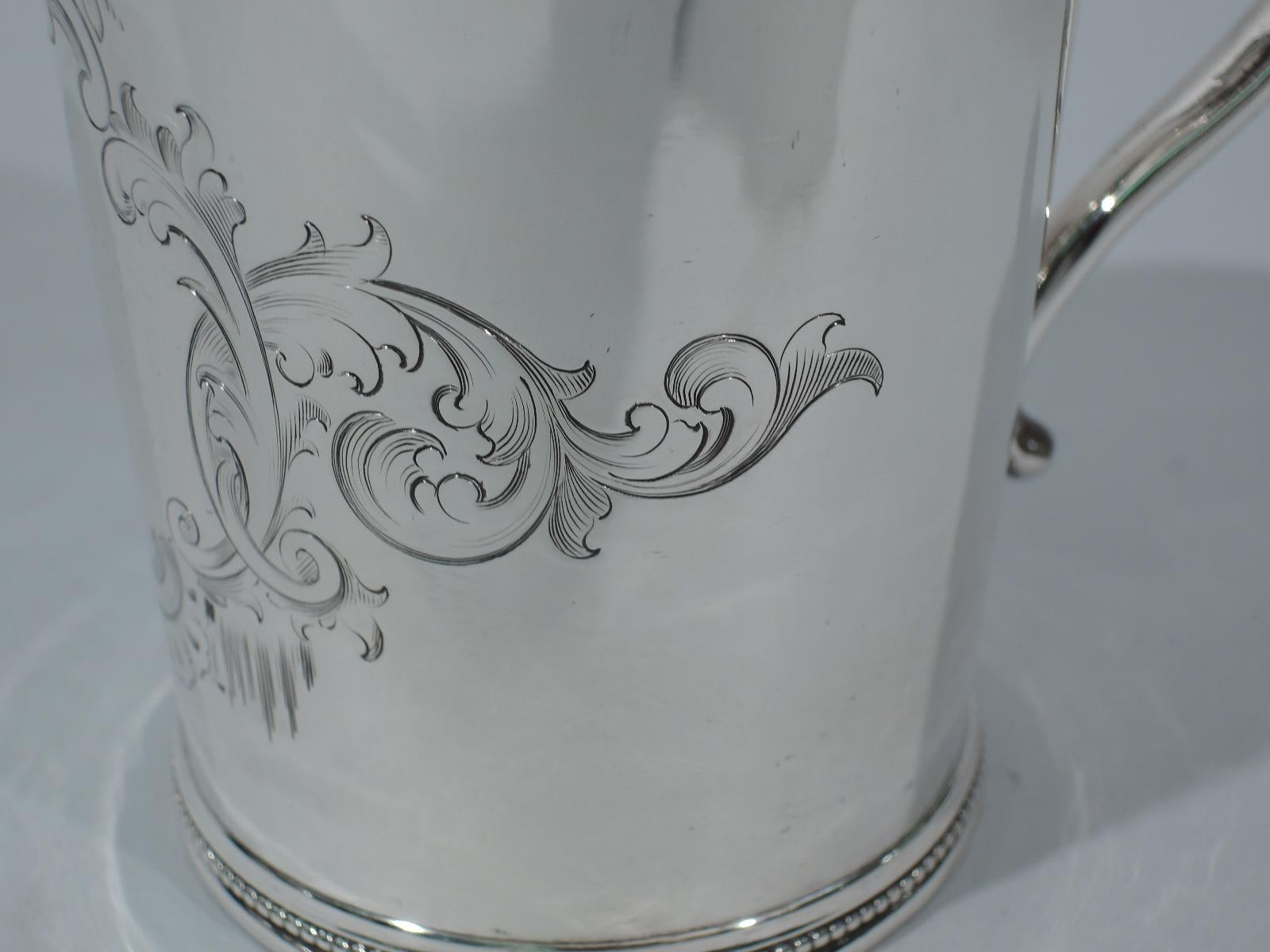 Antique Tiffany Sterling Silver Christening Mug with Early 550 Broadway Mark 4