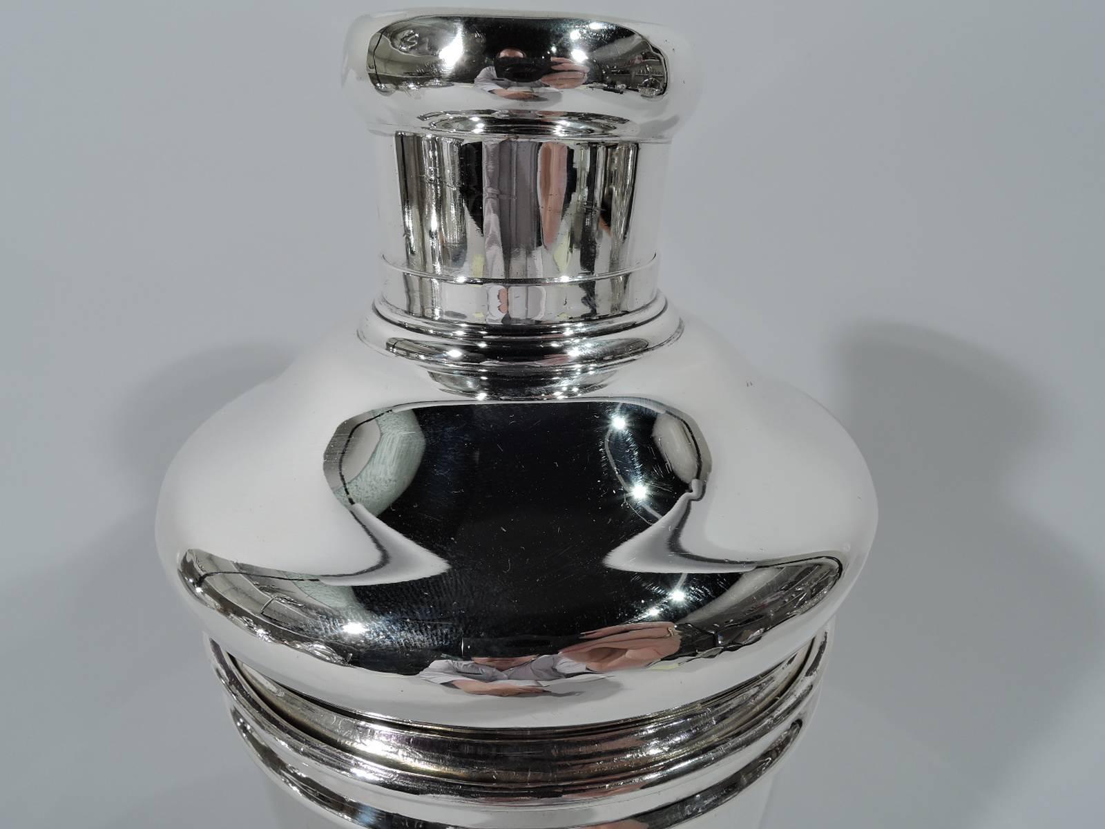 American Antique Tiffany Sterling Silver Cocktail Shaker