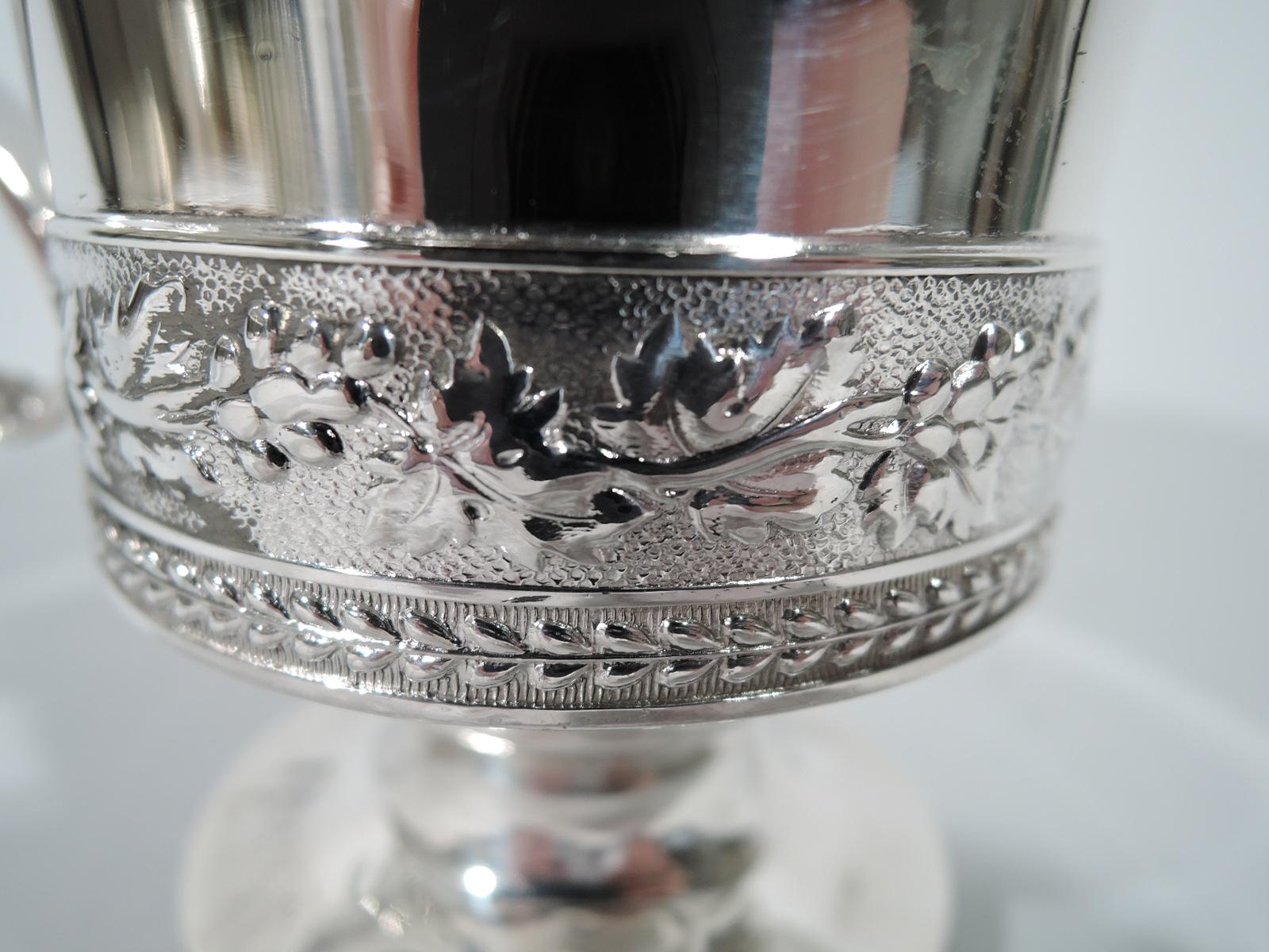 Antique Tiffany Sterling Silver Footed Baby Cup In Excellent Condition In New York, NY