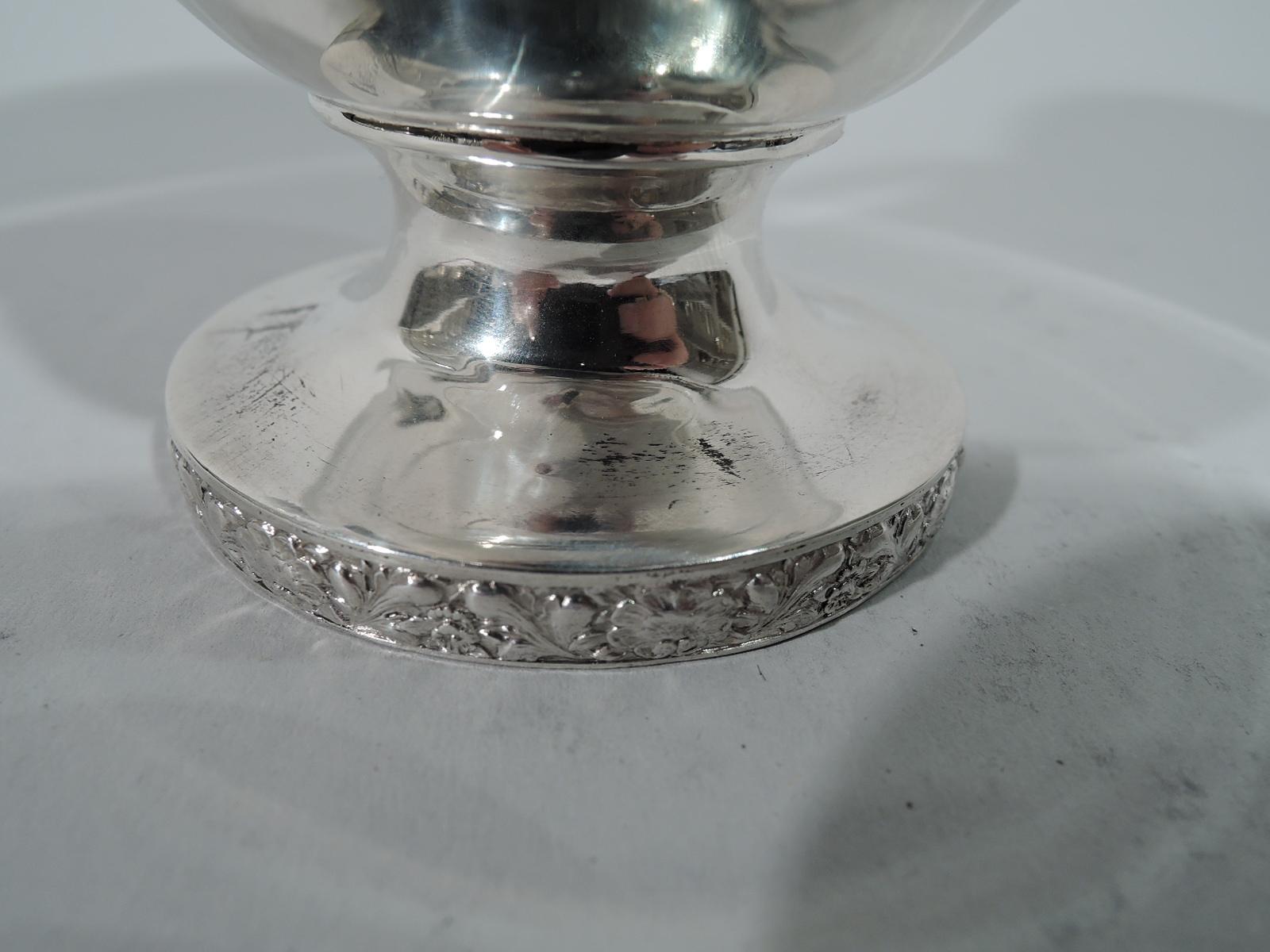 19th Century Antique Tiffany Sterling Silver Footed Baby Cup