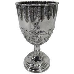 Antique Tiffany Sterling Silver Goblet with Early Broadway Hallmark