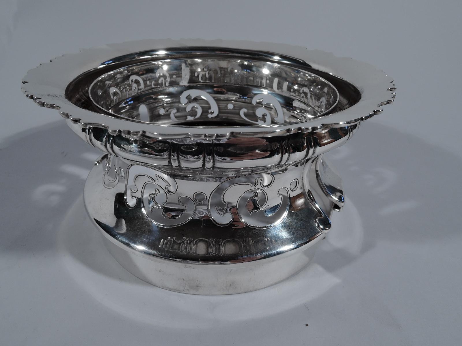Antique Tiffany Sterling Silver Heavy Classical Trophy Cup In Excellent Condition In New York, NY