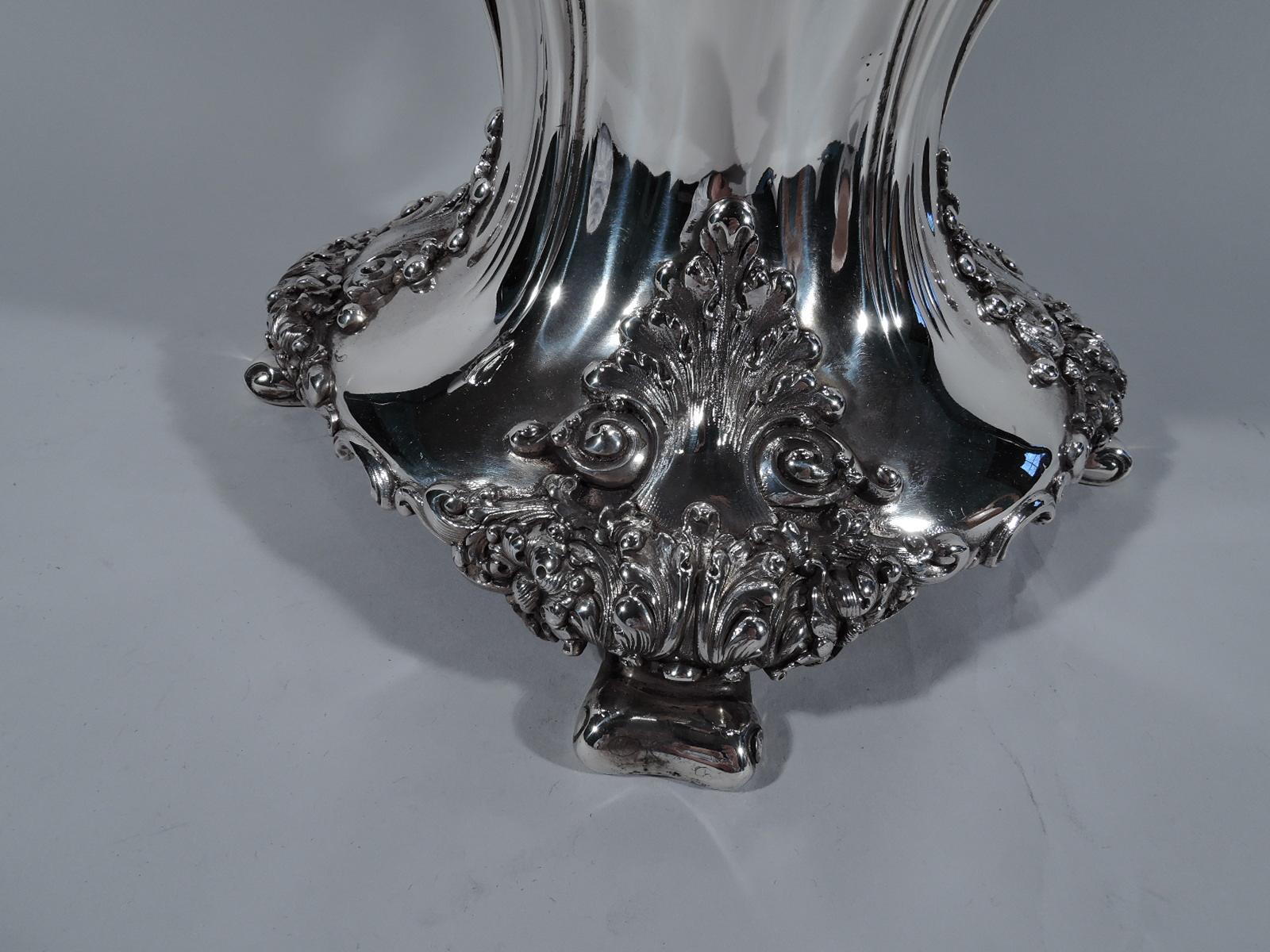 Antique Tiffany Sterling Silver Heavy Classical Trophy Cup 2