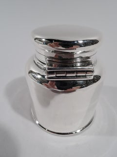 Antique Tiffany Sterling Silver Portable Inkwell