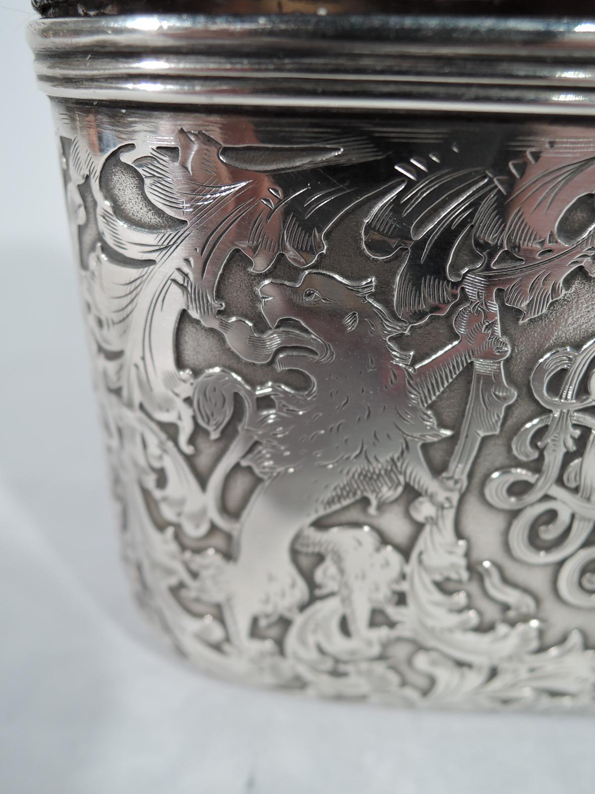 Antique Tiffany Sterling Silver Safari Flask 3