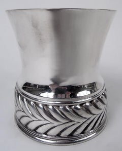 Antique Tiffany Victorian Classical Baby Cup with Bold Wave Edge