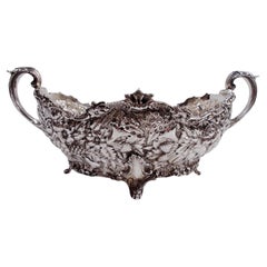 Antique Tiffany Victorian Classical Repousse Sterling Silver Bowl