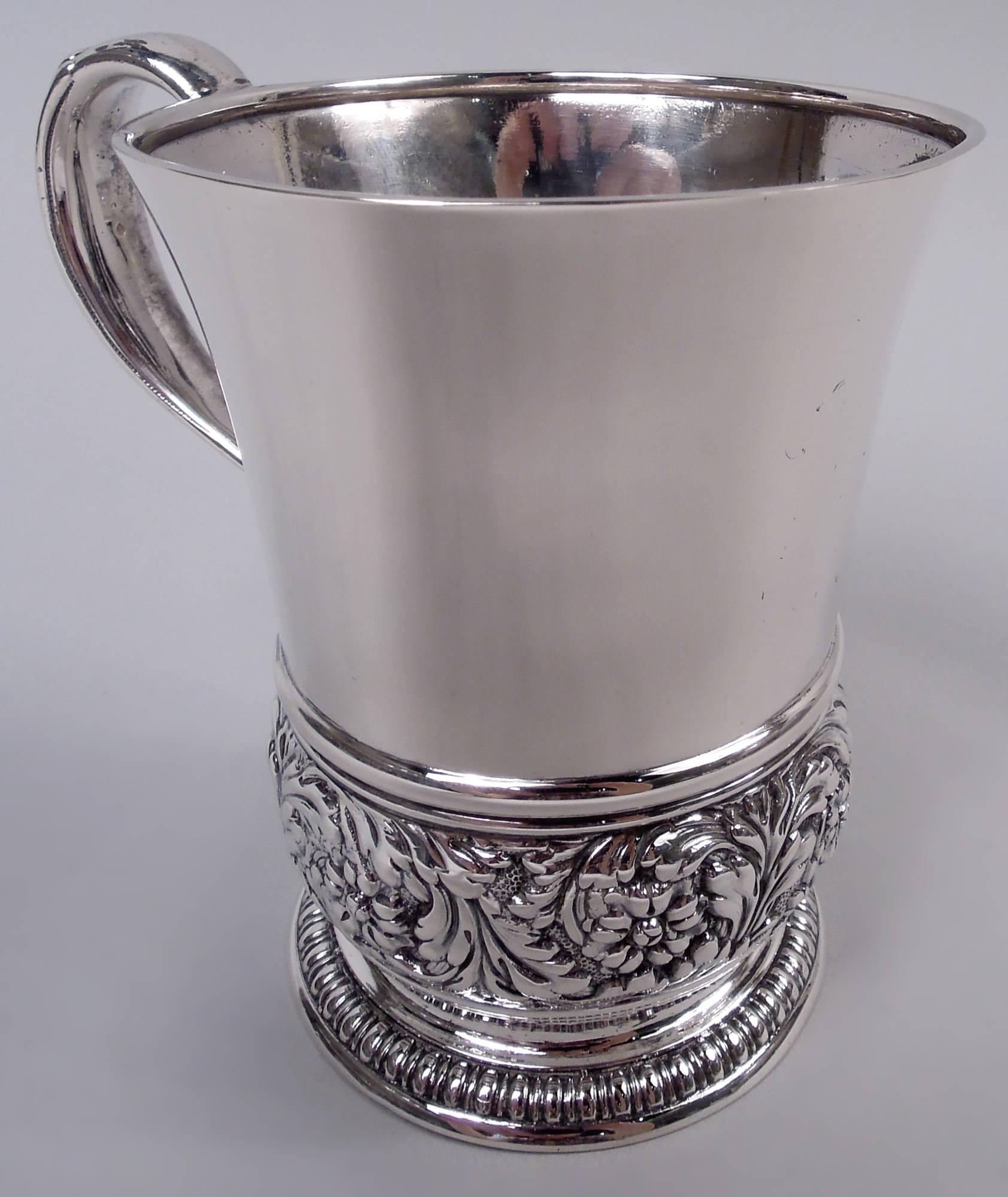 Vittoriano Antica tazza da bambino in argento Tiffany Vittoriana Classica in vendita