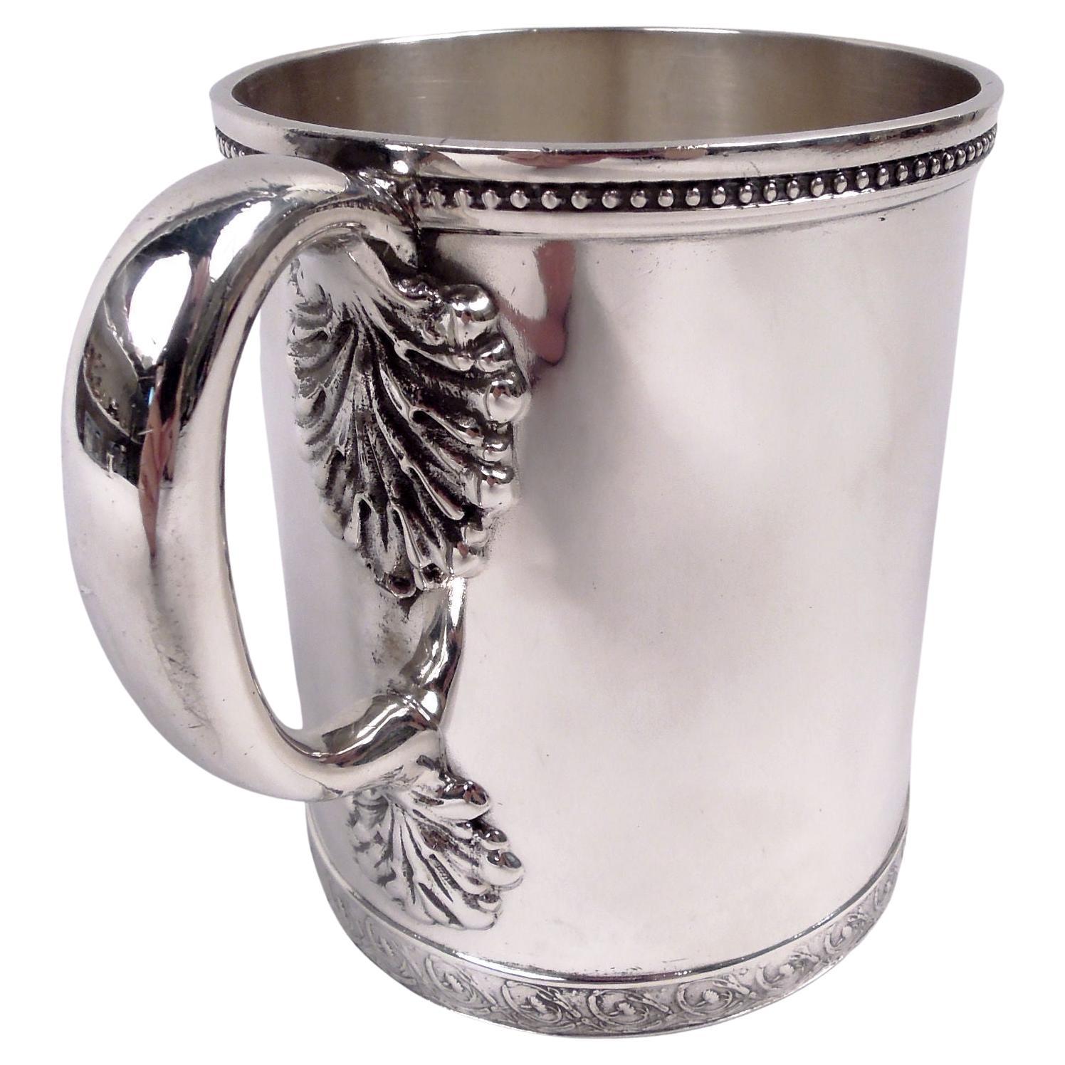 Antique Tiffany Victorian Classical Sterling Silver Baby Cup