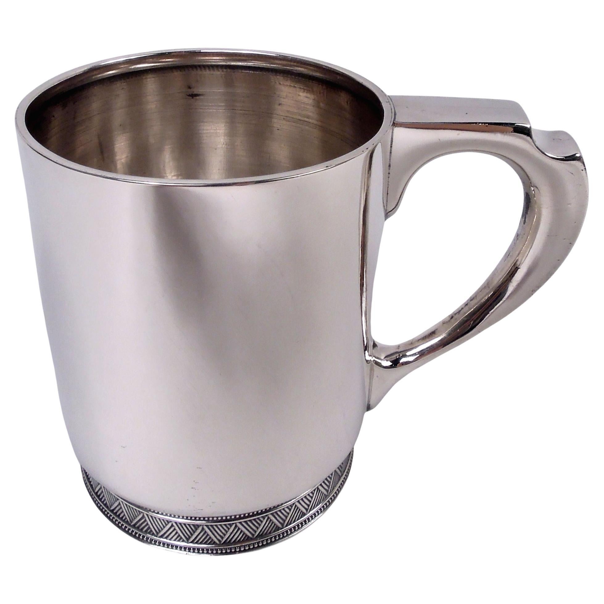 Antique Tiffany Victorian Classical Sterling Silver Baby Cup